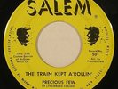  60s garage fuzz punk 45 PRECIOUS FEW “Train Kept a Rollin” SALEM  HEAR