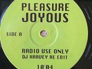 DJ HARVEY RE-EDIT 10.04 PLEASURE JOYOUS DISCO JAZZ FUNK WHITE LABEL RARE RARE