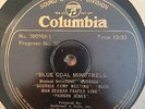 Columbia BLUE COAL MINSTRELS 1931 radio show w AL BERNARD Show # 10 78 rpm