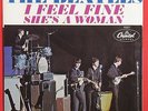 BEATLES.I FEEL FINE.1964 CAPITOL.EAST COAST PICTURE SLEEVE.w/7