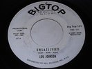 Lou Johnson: Unsatisfied / A Time To Love - A Time To Cry 45 - Northern Soul