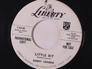 BOBBY LONERO: Little Bit / The Girl That I Marry 45 (dj) rare Oldies