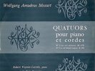 Veyron-Lacroix / Trio Pasquier MOZART Piano Quartets No.1&2 33T LP EX/EX BAM 057