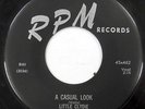 LITTLE CLYDE & The TEENS 45 A Casual Look 1956 Doo Wop #E 202