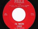 R&B Rock & Roll 45 COOKIE & HIS CUPCAKES I'm Twisted/Mathilda Paula HEAR