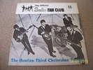 THE BEATLES The Official Beatles Fan Club Third Christmas Record  1965 FLEXI  NM