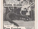 Txs Rockabilly DON FOWLER Oklahoma Baby/Wedding Bells OAKRIDGE M- PS HEAR NOW