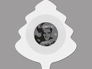 ELVIS PRESLEY Blue Christmas tree shaped white vinyl 7