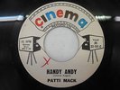 PATTI MACK Handy Andy CINEMA Rock n' Roll Rockabilly VG+/++ 45 Mobile, Al