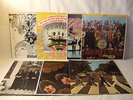8 BEATLES LPS REVOLVER MYSTERY TOUR SGT PEPPERS RUBBER SOUL ABBEY + VINYL EX
