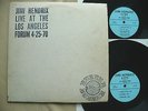 JIMI HENDRIX- LIVE AT THE LOS ANGELES FORUM 4-25-70 RARE RUBBER DUBBER PSYCH