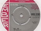 CARTER LEWIS AND THE SOUTHERNERS - TELL ME / MY BROKEN HEART 7 INCH SINGLE