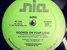 GINA hooked on your love 1984 Maxi (12