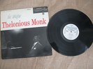 THE UNIQUE THELONIOUS MONK Lp Deep groove RIVERSIDE 12-209 white label Jazz