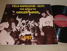 FELA RANSOME KUTI & THE AFRICA 70 WITH GINGER BAKER RARE REGAL ZONOPHONE LP EX+