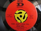 DEEP/SWEET SOUL 45 Willie West-Baby Baby I Love You-Deesu HEAR