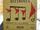 BEETHOVEN SYM NO 5 KLEIBER  CONCERTGEBOUW ORCH DECCA LXT2851 1955 ORANGE GOLD LA