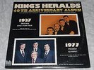 VG+ KING'S HERALDS 40th Anniversary Album 2xLP AUTOGRAPHED XIAN GOSPEL