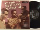 DIZZY GILLESPIE / STAN GETZ / SONNY STITT - for musicians only - VERVE - DG - NM