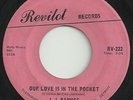 DETROIT NORTHERN SOUL-REVILOT 222-J.J. BARNES-OUR LOVE IS IN THE POCKET-45-RARE