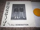 BASS T. AND DJ DOMINATION 12'' HIP HOP  OLD WHITE BOY RAP SHRINK MINT