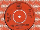 BILLY JOE ROYAL the greatest love*these are not my people 1967 UK CBS 45