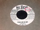 The Five Jets 45 DELUXE 6071 Please Love Me Baby DJ 1955 VG Last Deluxe 45