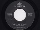 '59 Rockin' DooWops CONTINENTALS Don't Do It Baby/Tongue Twister DAVIS M- HEAR