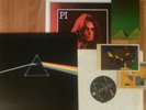 Pink Floyd - Dark Side of The Moon - LP - EX / VG+ w/ 2 posters, 2 stickers (}{)