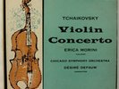LBC 1061 Warhol cover Erica Morini Tchaikovsky Violin Concerto, Defauw, CSO