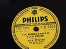78rpm KIRK STEVENS - WALLY STOTT bonnie banks o loch lomond / rothesay bay