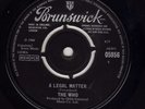 THE WHO   A LEGAL MATTER   INSTANT PARTY   NEAR MINT ORIG. 4 PRONGED VERSION.