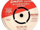 CARTER LEWIS & THE SOUTHERNERS - TWO TIMING BABY 7 INCH SINGLE  SOUL  EMBER