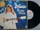 NICOLE - A Little Peace BRAZIL PROMO LP Eurovision '82 DIFF. COVER - Young Label