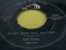 Rare Rockabilly 45: Elvis Presley Baby Let's Play House on RCA 6383 - Left Right
