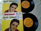 Elvis presley king creole ep, vol, 1 and 2 orange labels , 1968