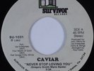 Modern Soul 45 CAVIAR Never Stop Loving You SURVIVOR HEAR