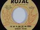 Northern/Deep Soul 45 WESLEY PAIGE & MASTER THREE I've Got To Find... VG++ HEAR