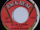 Northern Soul 45 JEANETTE WILLIAMS All of a Sudden BACK BEAT HEAR NM