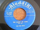 Classic, The Glory Of Love, Five Keys, Aladdin # 3099, orig, vg+