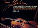 FELIX AYO / BACH : THE SONATAS AND PARTITAS FOR SOLO VIOLIN JAPAN LP