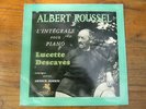 LUCETTE DESCAVES ROUSSEL INTEGRALE PIANO 2 LP VERSAILLES SCARCE PIANO SOLO ??