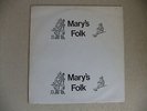 MARY'S FOLK...LP.. FOLK COMP.WUDWINK RECORDS..SIGNED.PRIVATE PRESS