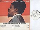 THELONIOUS MONK  IT'S MONK'S TIME  COLUMBIA CL2184  PROMO WHITE LABEL NEAR MINT
