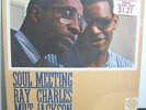 Ray Charles & Milt Jackson-Soul Meeting-Rare Orig.2 Tone Mono Jazz LP-NM Shrink