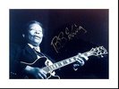 VERY RARE - BB KING - BLUES LEGEND - ORIGINAL HAND SIGNED AUTOGRAPH