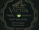 JIMMIE RODGERS (Sleep Baby Sleep / Soldier's Sweetheart) 78 RPM COUNTRY RECORD