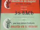 WILHELM STROSS - HEINZ ENDRESS / BACH / LE CHANT DU MONDE