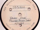 MILDRED BAILEY radio show acetate 1944 Bill Coleman Tony Pastor WCAU aircheck