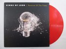 KINGS OF LEON BECAUSE OF THE TIMES RARE RED COLORED VINYL 2007 LP TCG CG0041